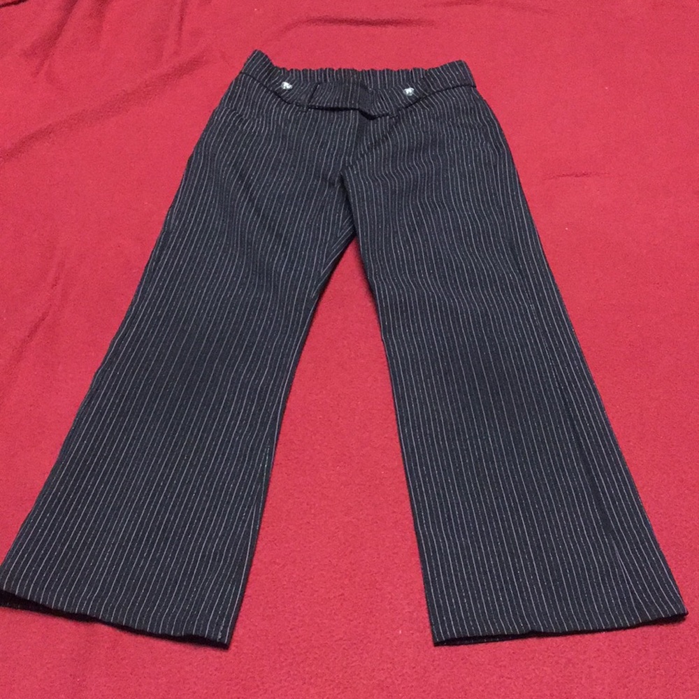 Candies pants Girls 6 x formal pin striped EUC
